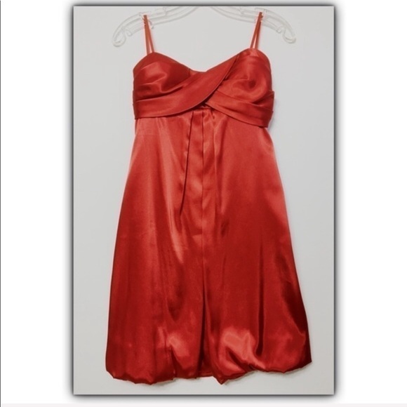 Jump Apparel by Wendye Chaitin strapless satin dress size 6 - Picture 1 of 4
